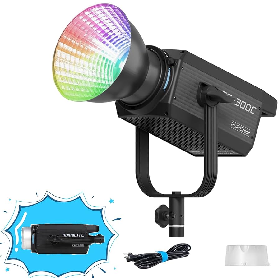 NANLITE RGB LEDライトセット Nanlite Forza 60C RGBLAC LED Spotlight 3-Light Kit Includes
